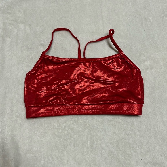 Metallic red bra top - Picture 1 of 3
